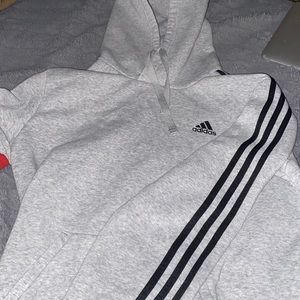 grey adidas hoodie